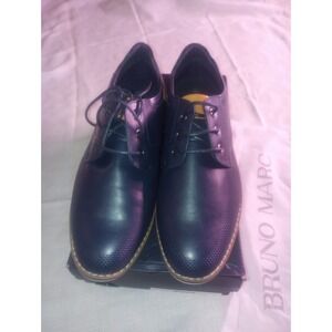 Bruno Marc‎ Youth Boys 4 Dress Oxfords NIB Blue And Brown